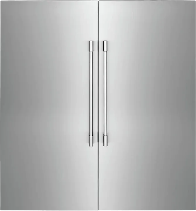 Congeladores: Refrigerador y congelador vertical en columnas